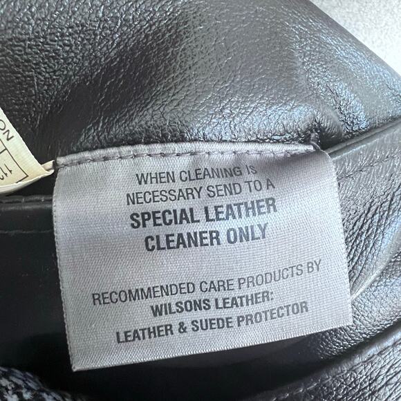 WILSON Leather Faux Lined Hooded Jacket Women's L Winter Coat Full Zip Outdoors - Picture 7 of 9